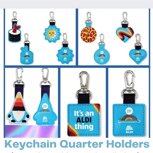 ALDI Accessories Aldi Complete Set Of Each 6 Keychains Quarter